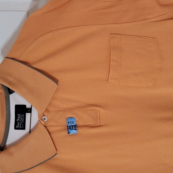 Men's nat nast 2 button short sleeve polo shirt - Picture 5 of 8